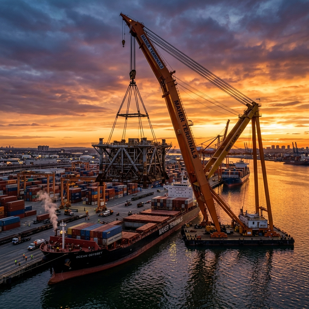 Heavy Lift Crane Logistics